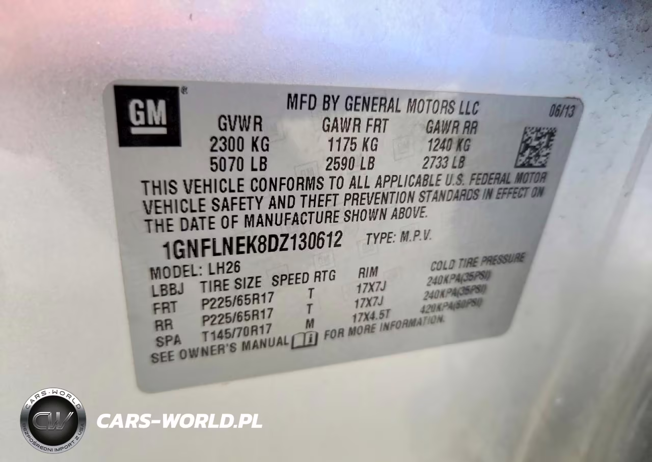 2013 Chevrolet Equinox Lt VIN:1GNFLNEK8DZ130612 - 13