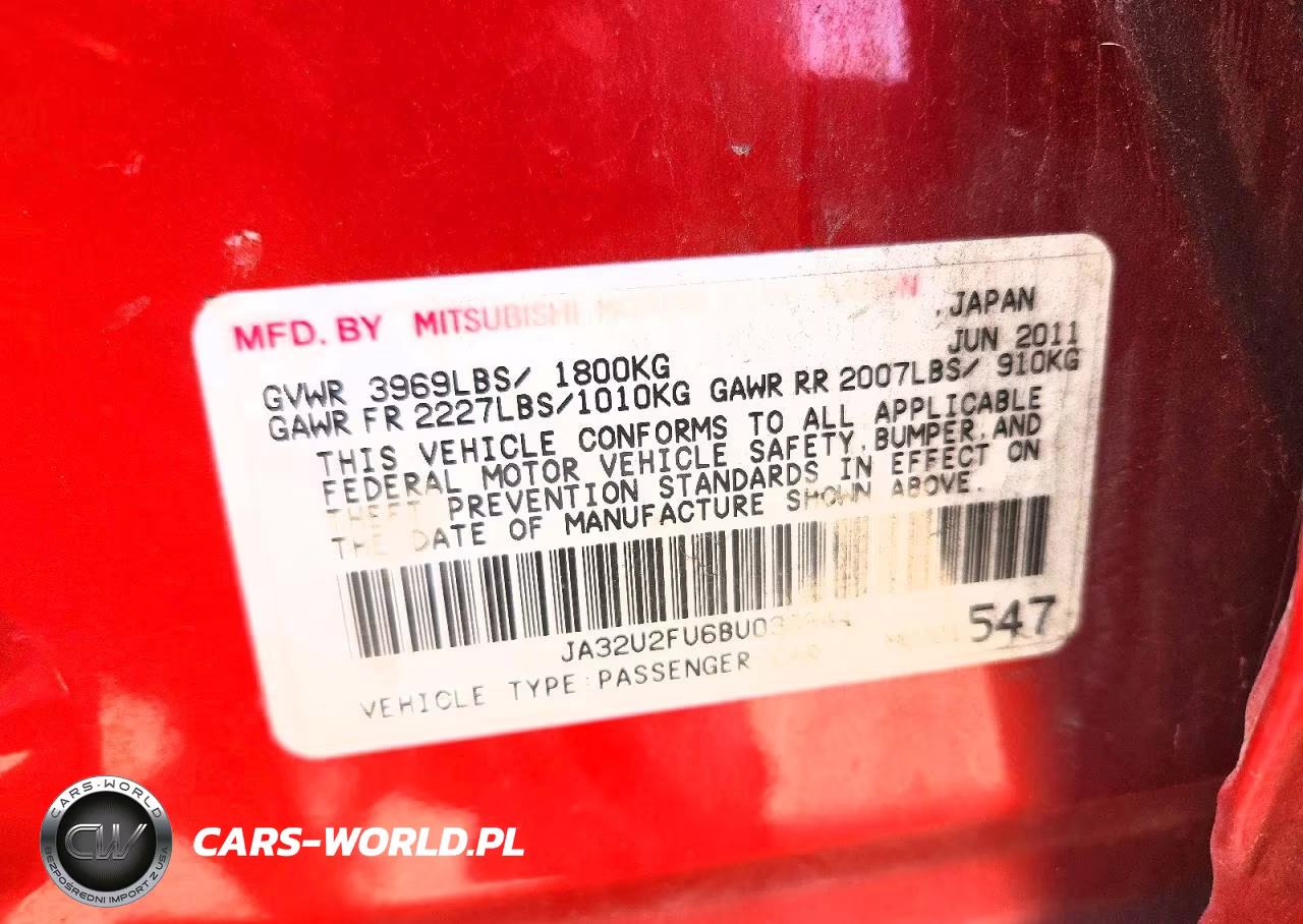 2011 Mitsubishi Lancer Es-Es Sport VIN:JA32U2FU6BU038944 - 12