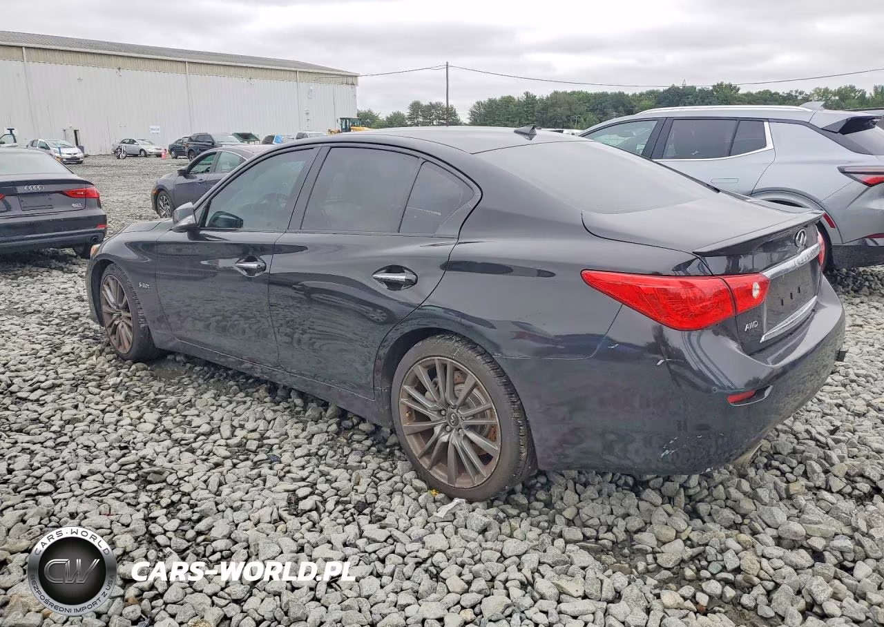 2016 Infiniti Q50 Red Sport 400 VIN:JN1FV7AR9GM450978 - 2