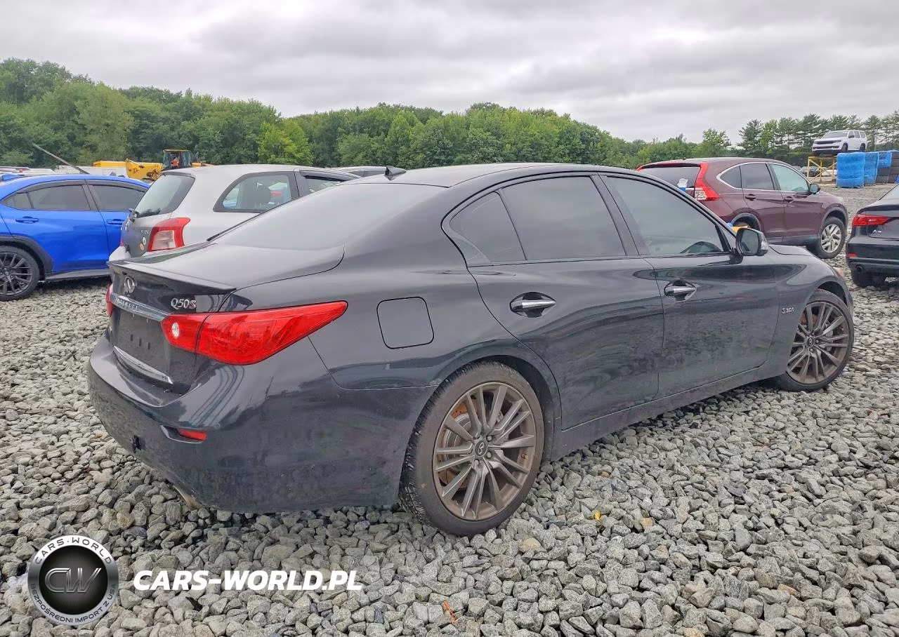 2016 Infiniti Q50 Red Sport 400 VIN:JN1FV7AR9GM450978 - 3
