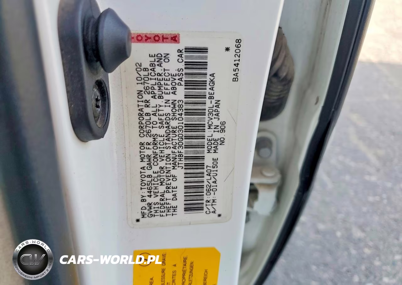 2003 Lexus Es 300 VIN:JTHBF30G030104383 - 12