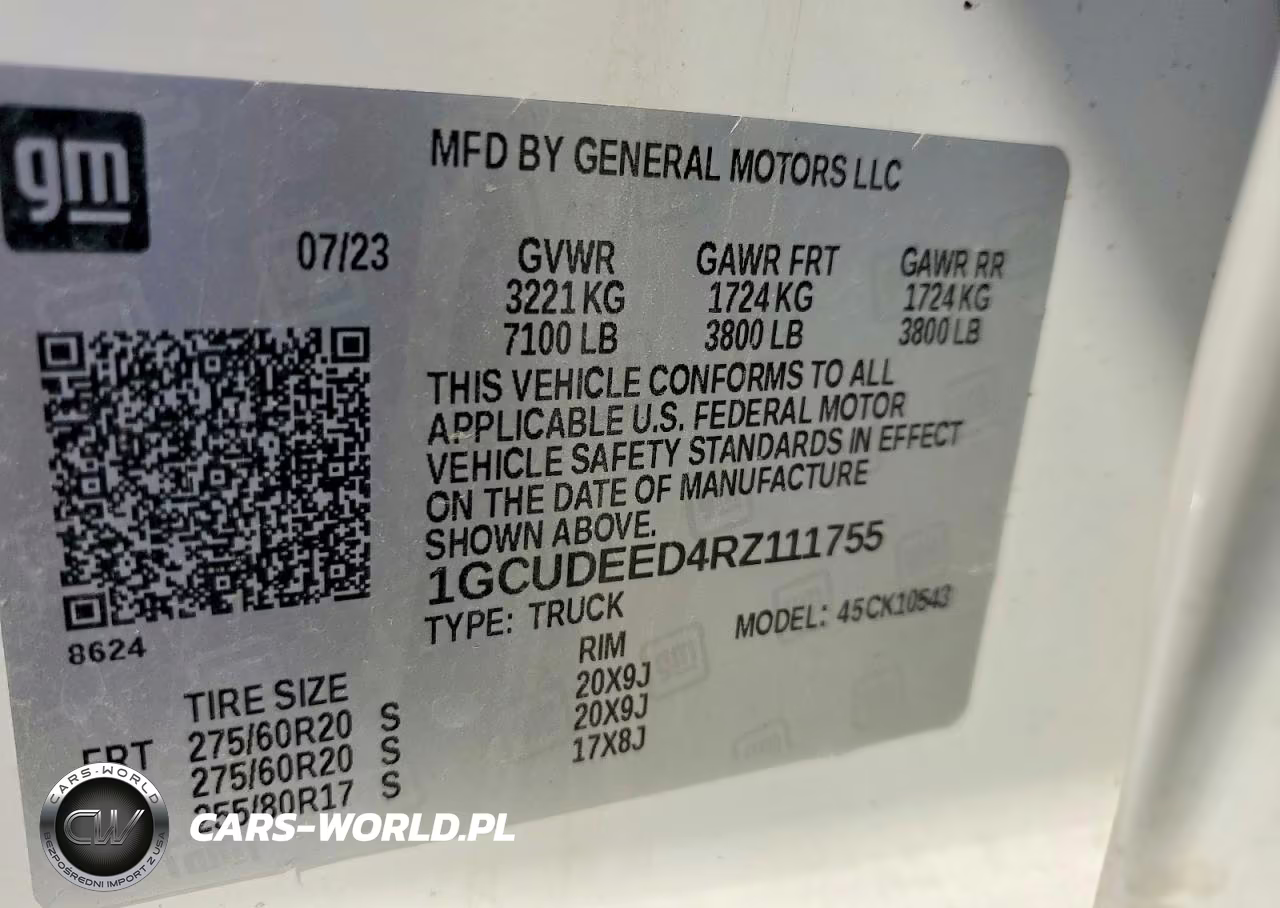 2024 Chevrolet Silverado K1500 Rst VIN:1GCUDEED4RZ111755 - 12