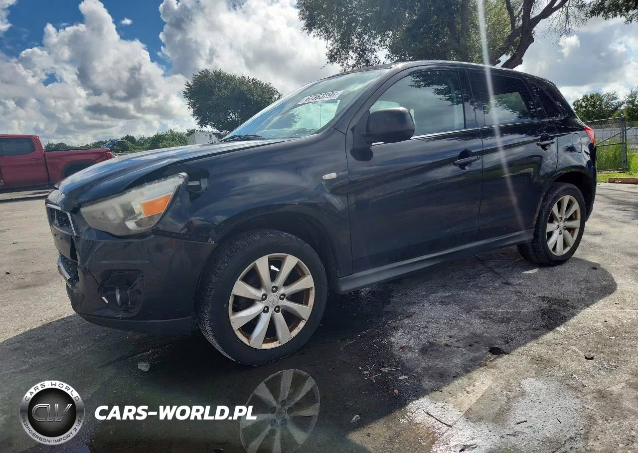 2014 Mitsubishi Outlander Sport Se VIN:4A4AP4AUXEE003161 - 1