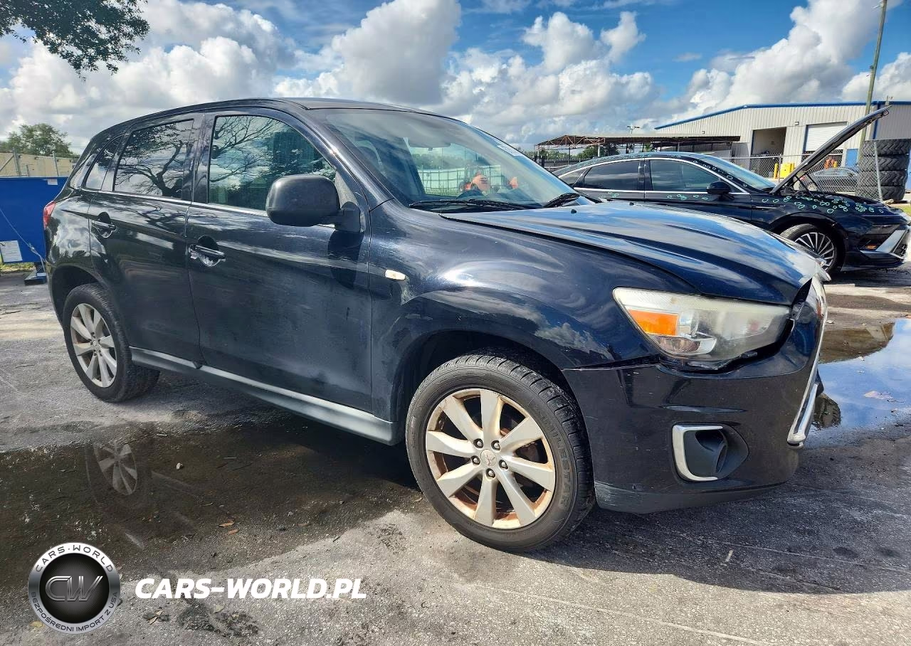 2014 Mitsubishi Outlander Sport Se VIN:4A4AP4AUXEE003161 - 4
