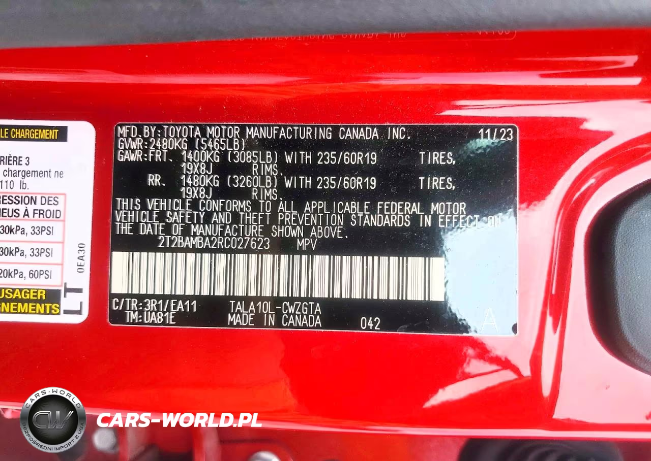 2024 Lexus Rx 350 Premium VIN:2T2BAMBA2RC027623 - 13
