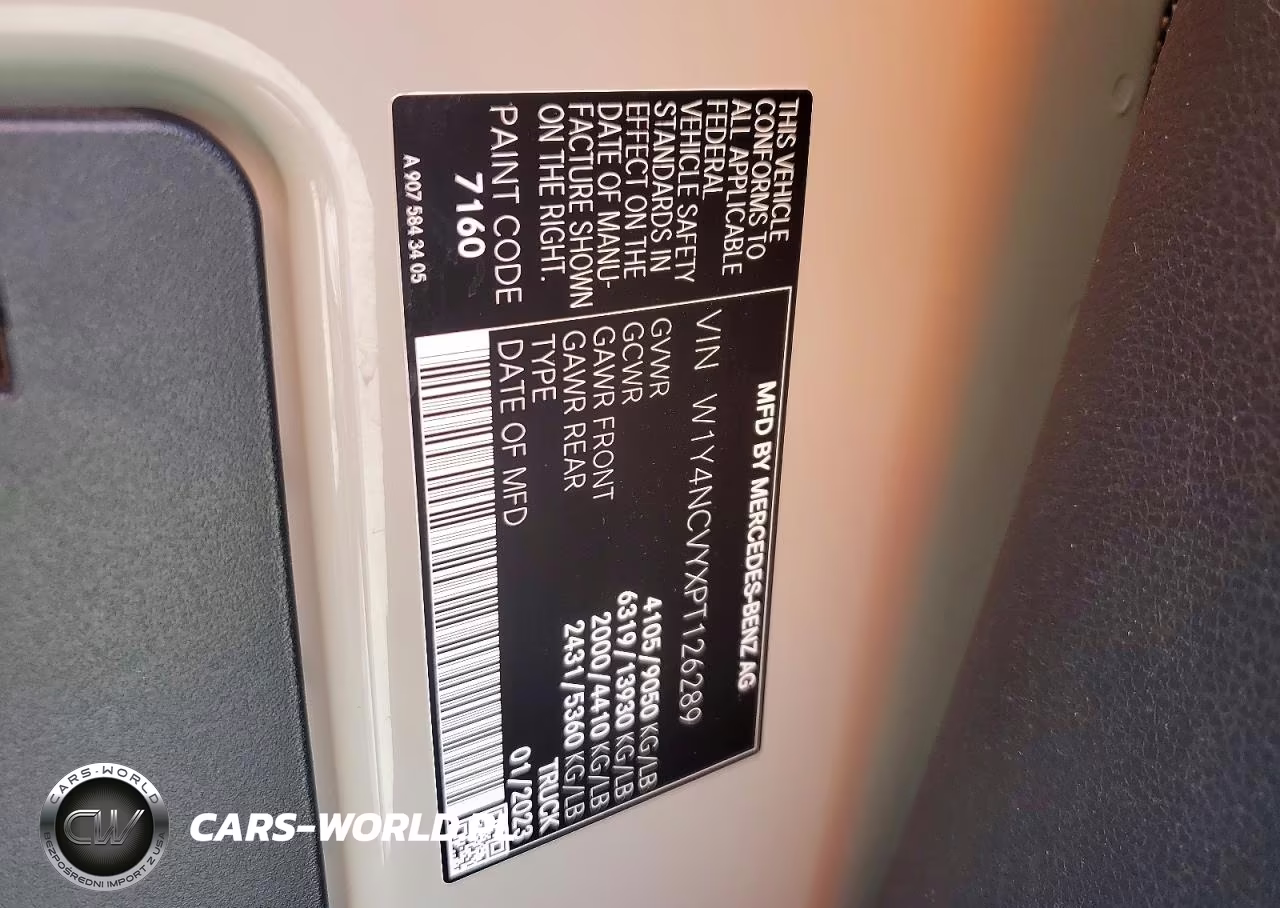 2023 Mercedes-Benz Sprinter 2500 Rv VIN:W1Y4NCVYXPT126289 - 10