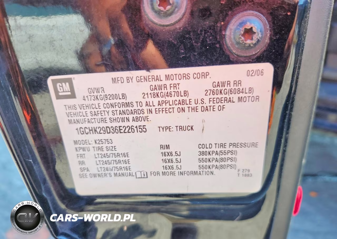 2006 Chevrolet Silverado K2500 Heavy Duty VIN:1GCHK29D36E226155 - 12