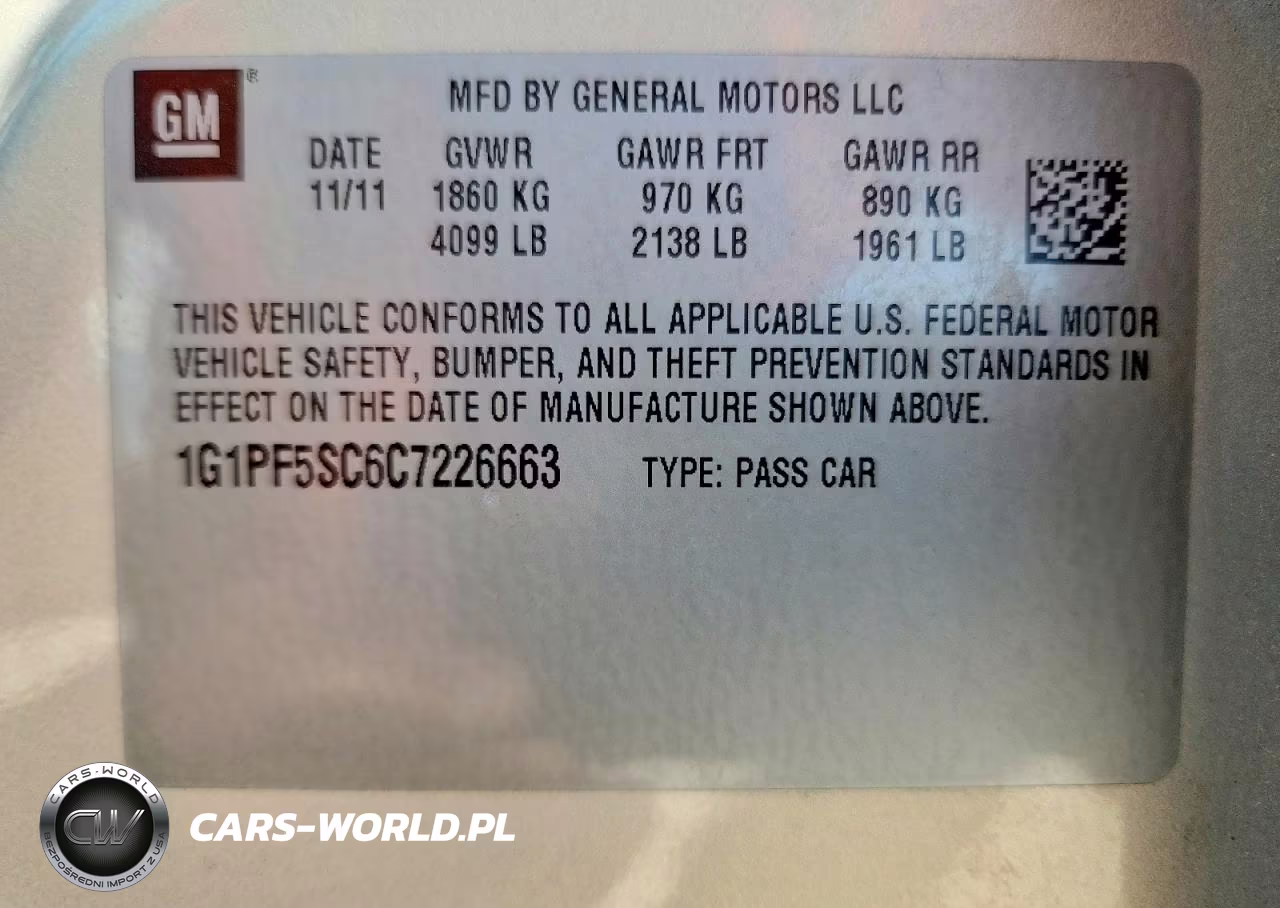 2012 Chevrolet Cruze Lt VIN:1G1PF5SC6C7226663 - 12