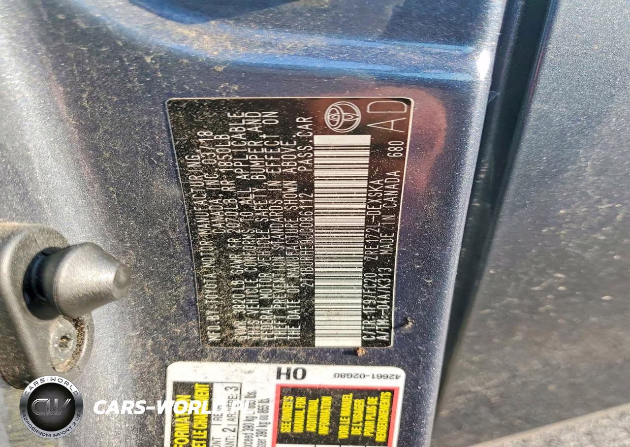 2018 Toyota Corolla Se VIN:2T1BURHE9JC086112 - 12