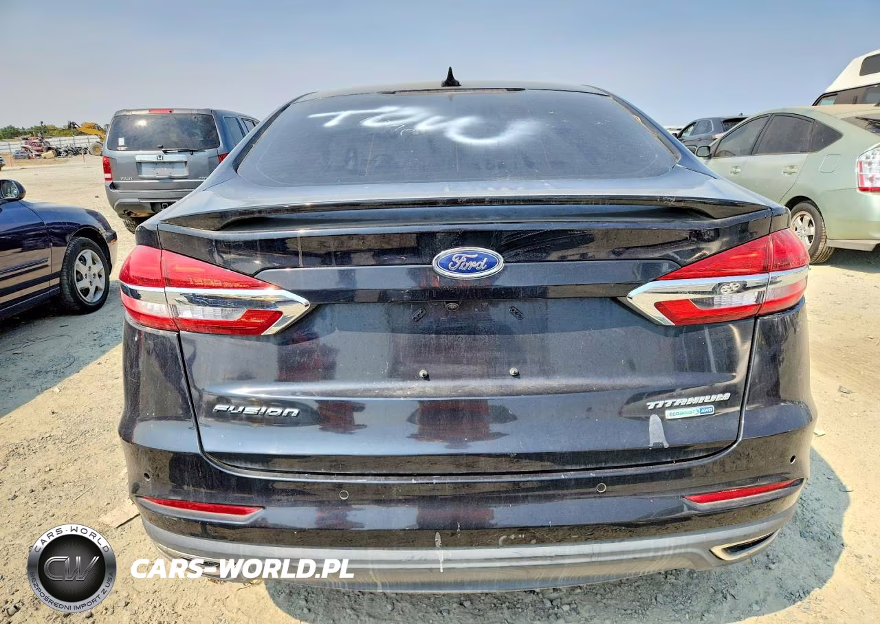 2019 Ford Fusion Titanium Awd VIN:3FA6P0D9XKR181194 - 6