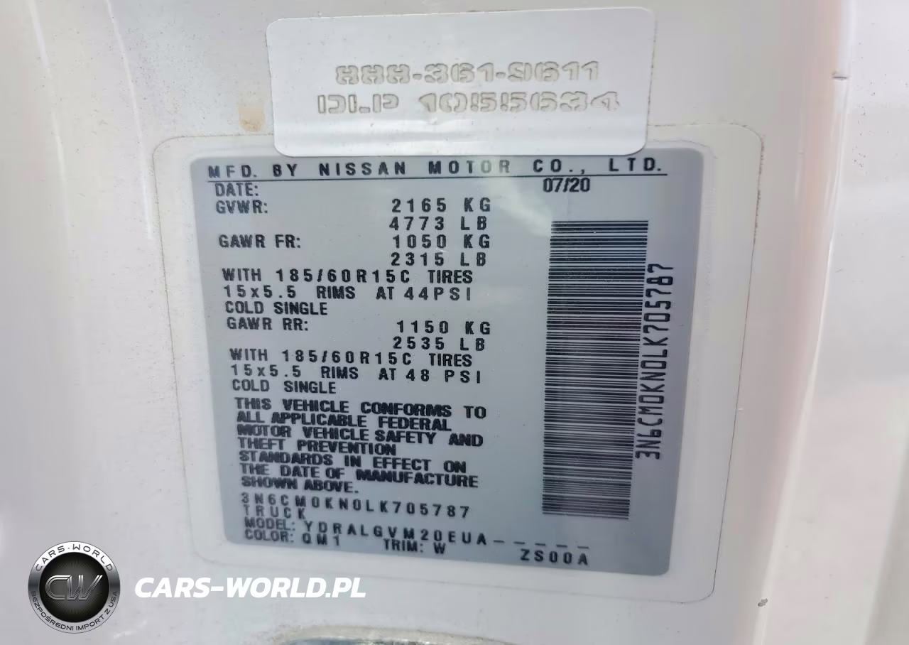 2020 Nissan Nv200 Sv VIN:3N6CM0KN0LK705787 - 12