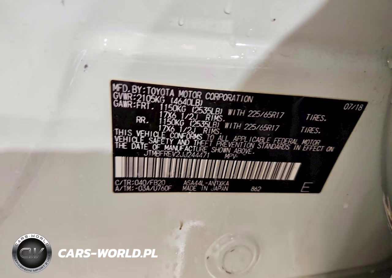2018 Toyota Rav4 Le VIN:JTMBFREV2JJ244471 - 12