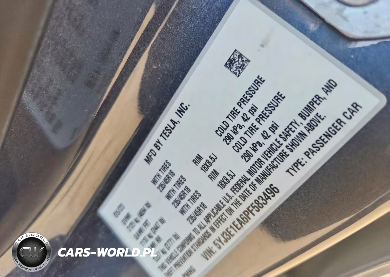 2023 Tesla Model 3 VIN:5YJ3E1EA6PF583496 - 12