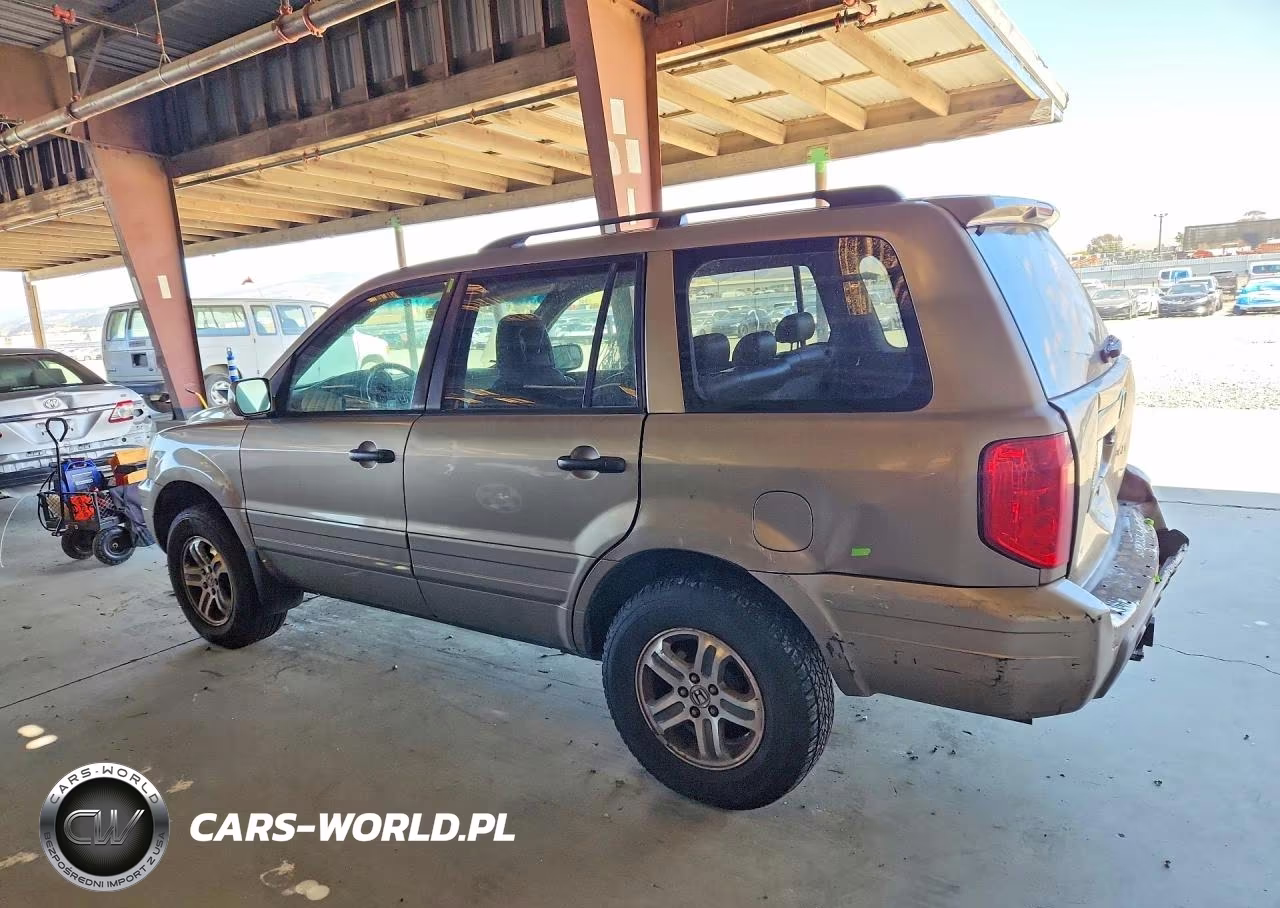 2004 Honda Pilot Exl VIN:2HKYF18504H518707 - 2