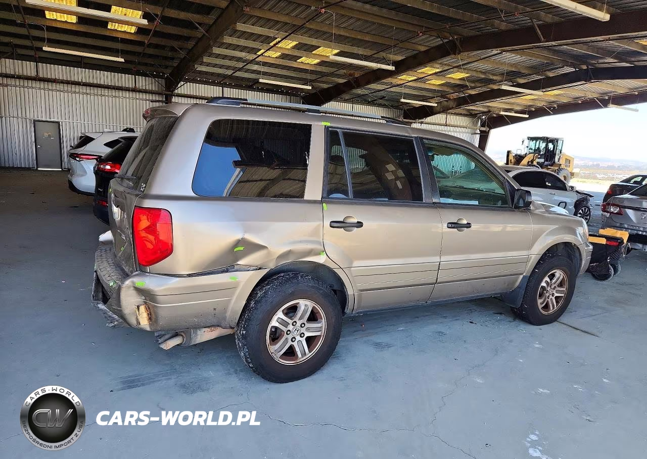 2004 Honda Pilot Exl VIN:2HKYF18504H518707 - 3