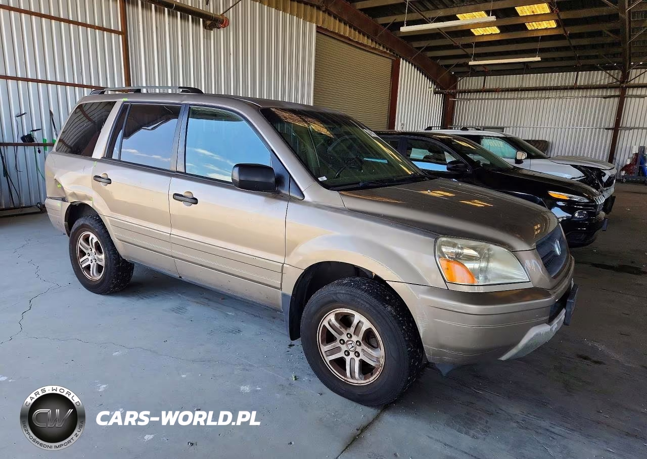 2004 Honda Pilot Exl VIN:2HKYF18504H518707 - 4