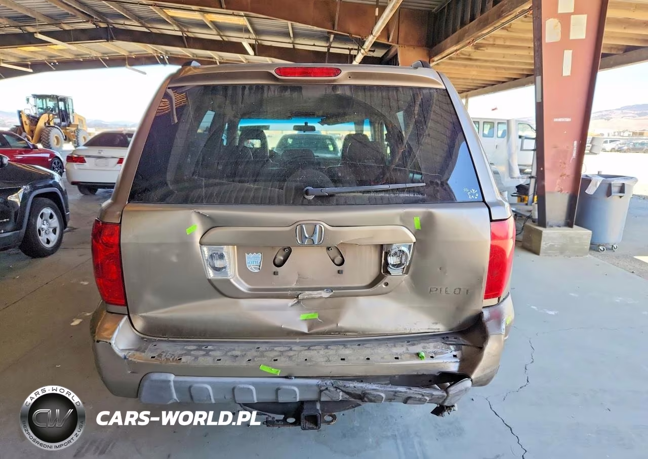 2004 Honda Pilot Exl VIN:2HKYF18504H518707 - 6