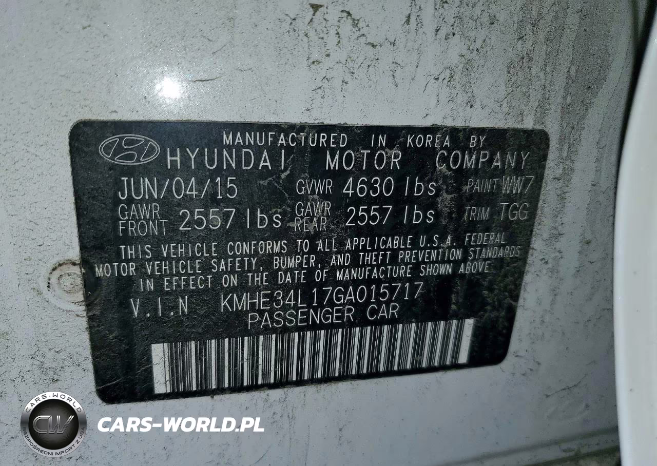 2016 Hyundai Sonata Hybrid Limited VIN:KMHE34L17GA015717 - 12