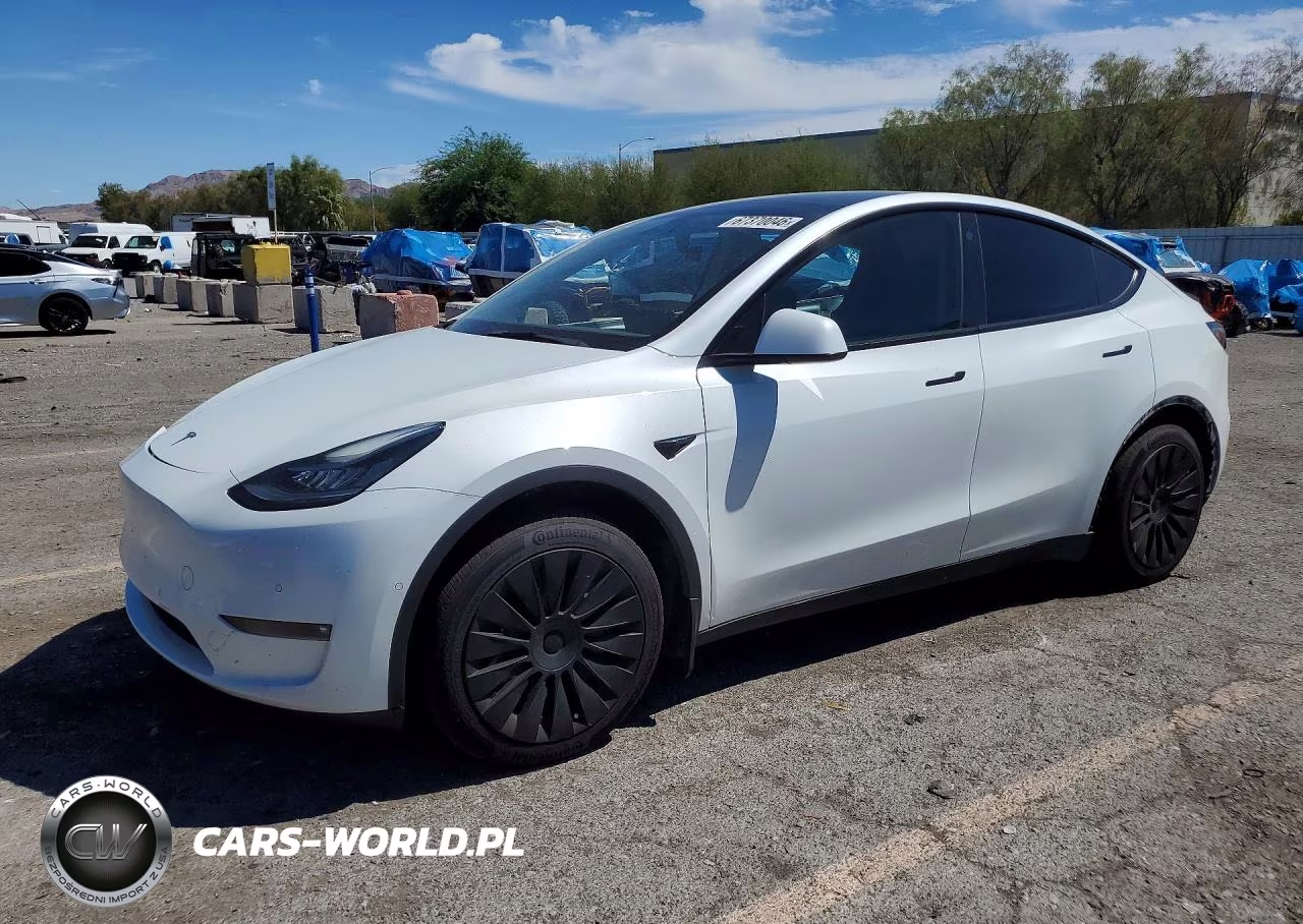 2021 Tesla Model Y VIN:5YJYGAEE1MF286604 - 1