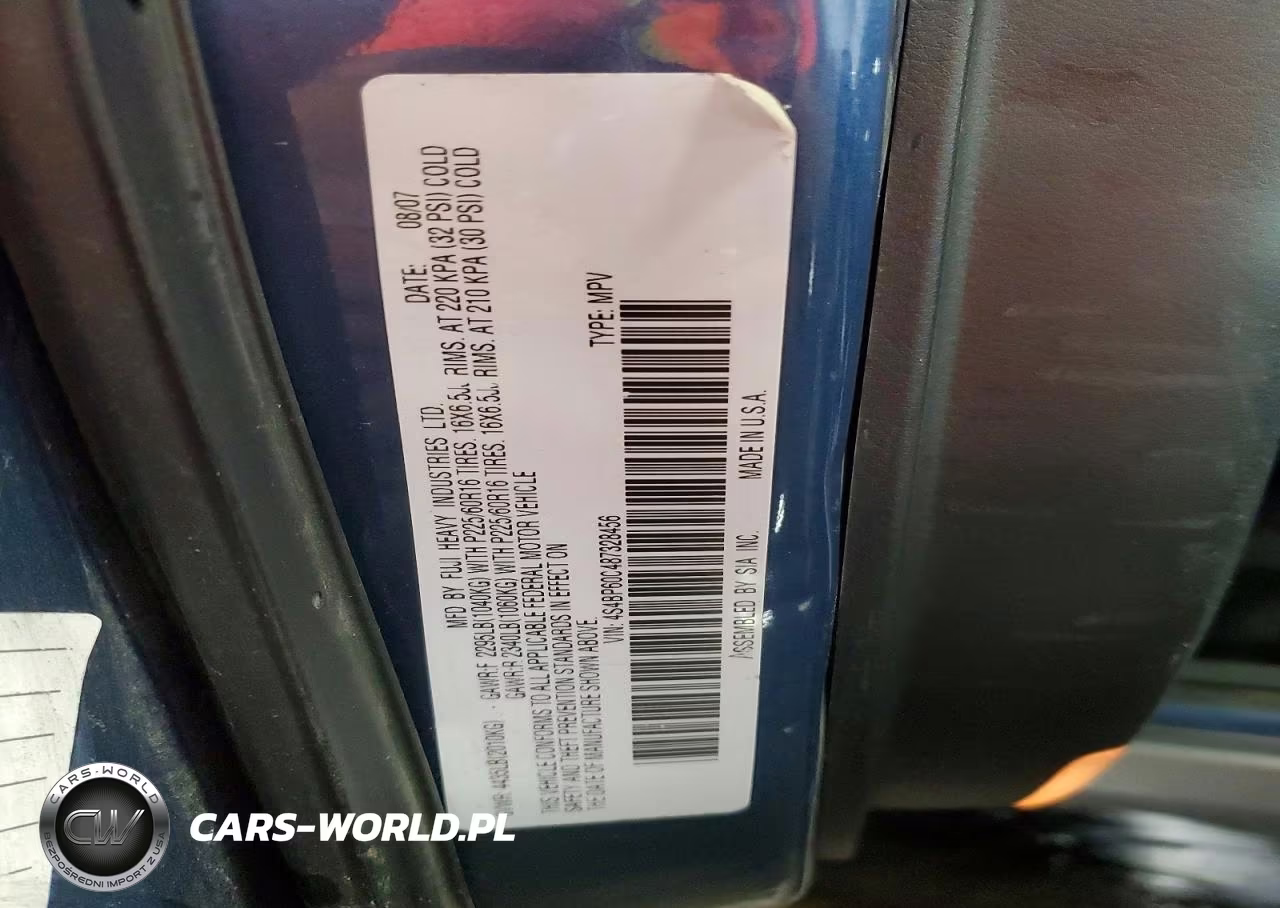 2008 Subaru Outback VIN:4S4BP60C487328456 - 13
