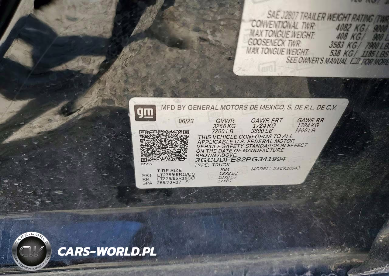 2023 Chevrolet Silverado K1500 Lt Trail Boss VIN:3GCUDFE82PG341994 - 12