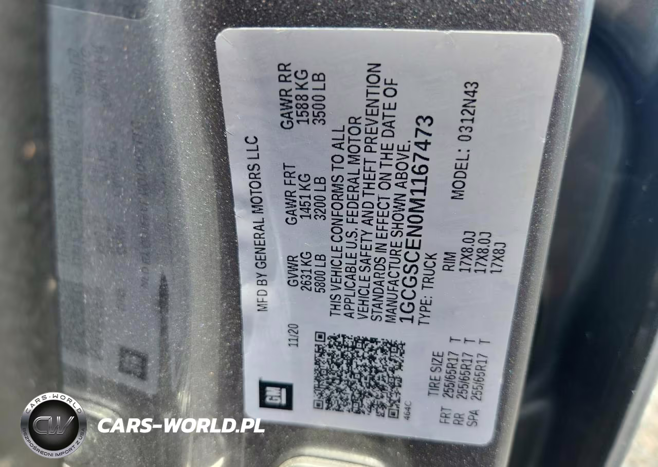 2021 Chevrolet Colorado Lt VIN:1GCGSCEN0M1167473 - 12