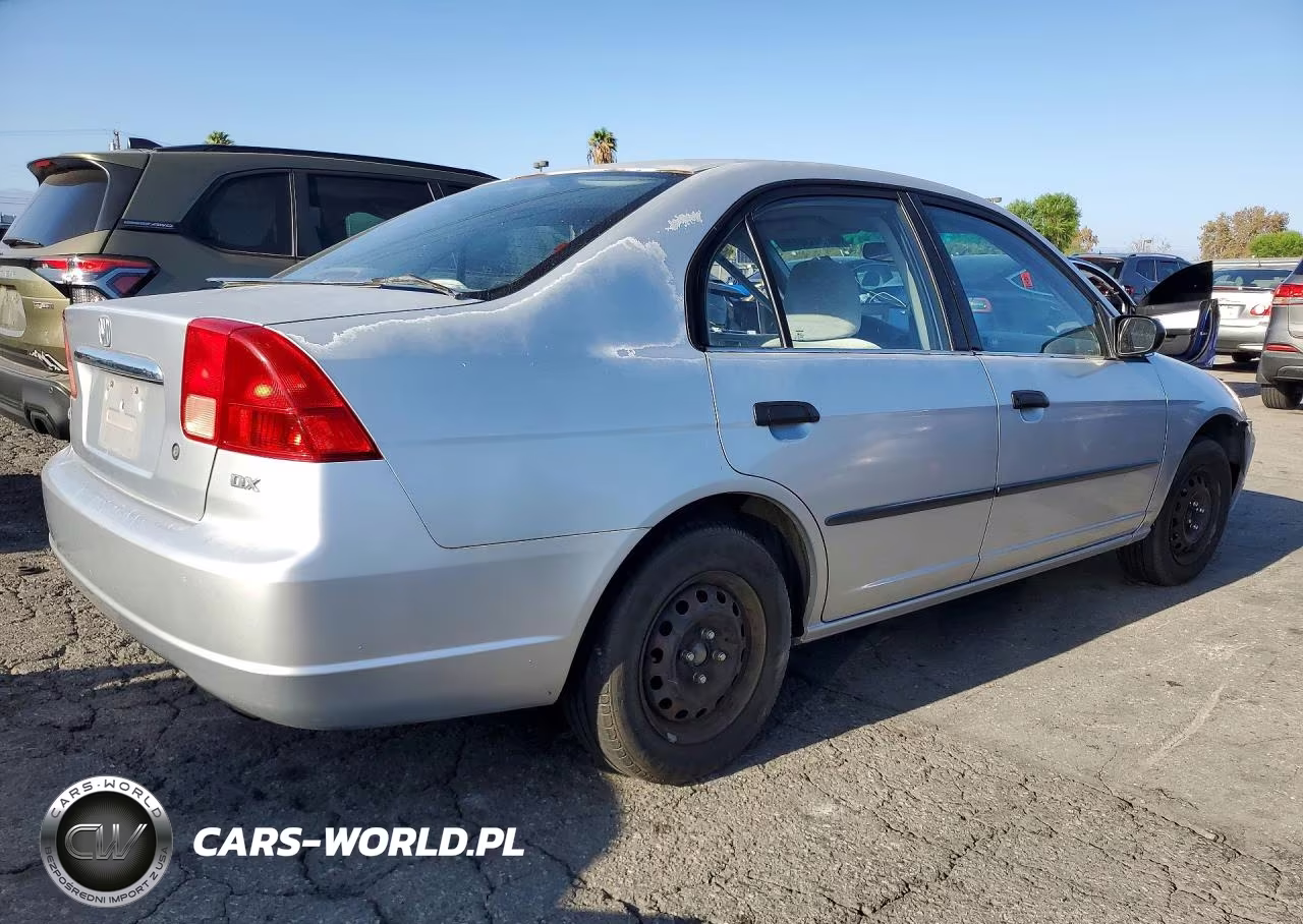 2002 Honda Civic Dx VIN:2HGES16162H550857 - 3