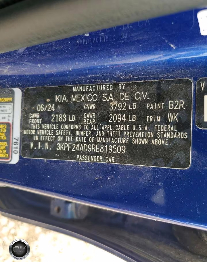 2024 Kia Forte Lxs VIN:3KPF24AD9RE819509 - 13