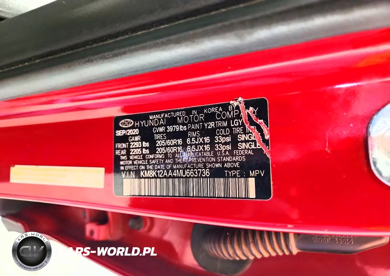 2021 Hyundai Kona Se VIN:KM8K12AA4MU663736 - 14