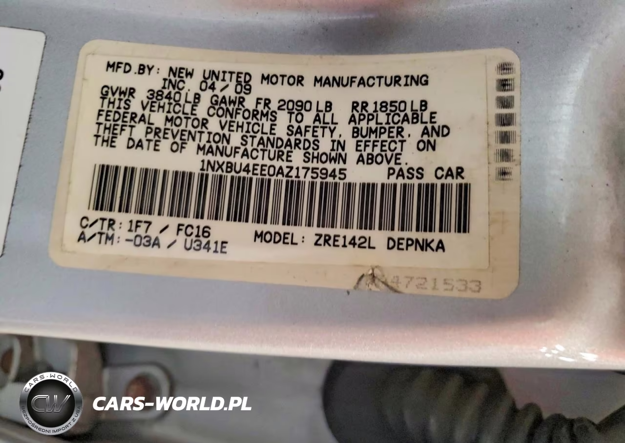 2010 Toyota Corolla Xle VIN:1NXBU4EE0AZ175945 - 12