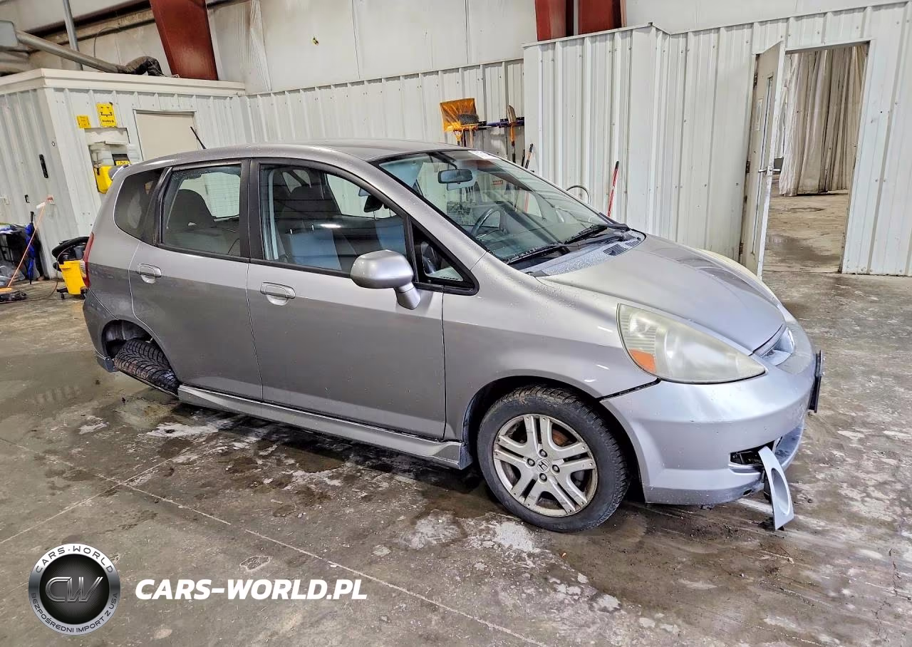 2007 Honda Fit S VIN:JHMGD38617S017349 - 4