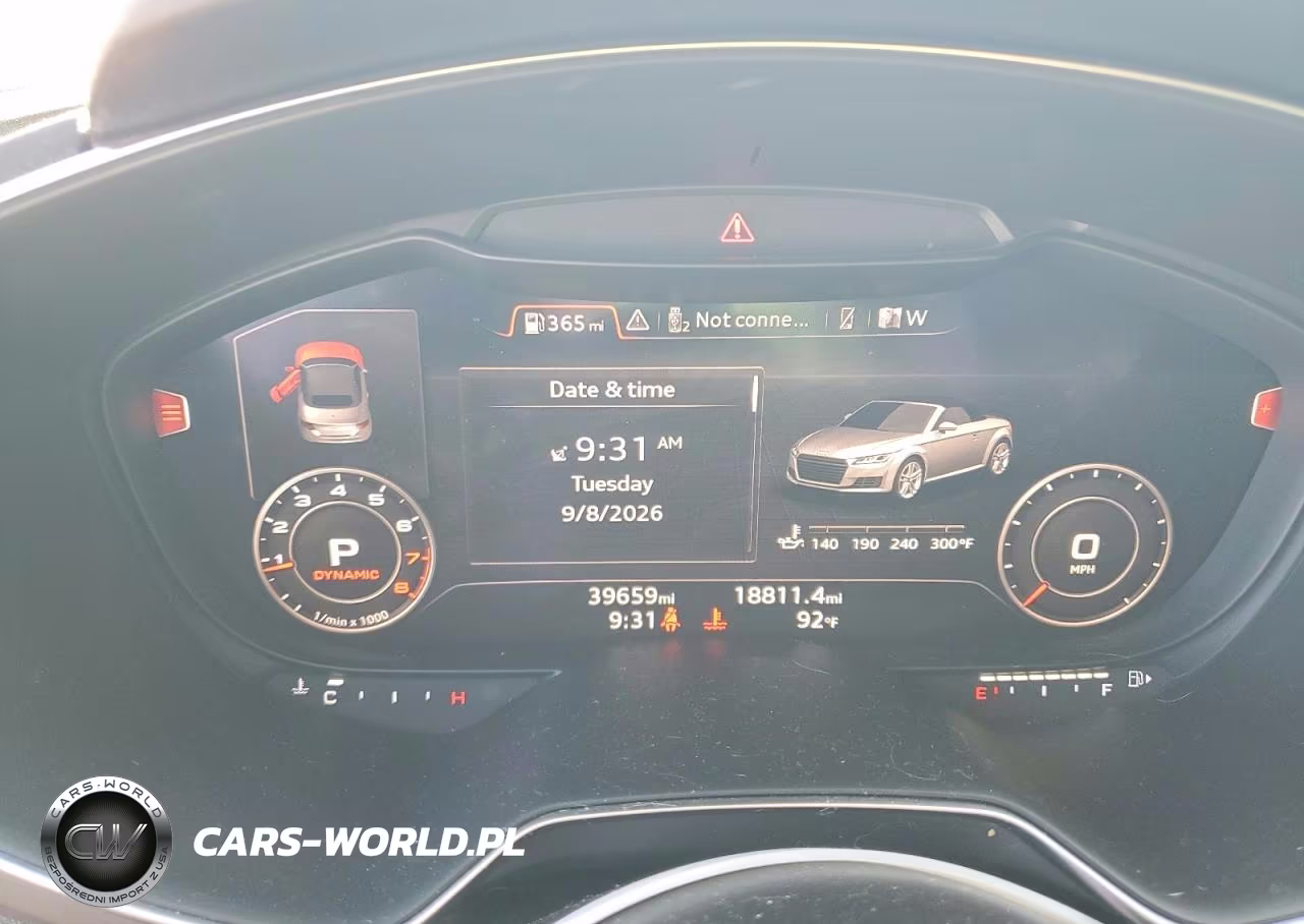 2017 Audi Tt VIN:TRUT5CFV0H1018626 - 9