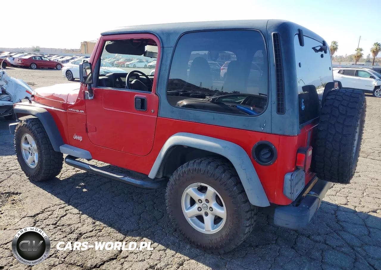 2000 Jeep Wrangler - Tj Se VIN:1J4FA29P3YP709571 - 2