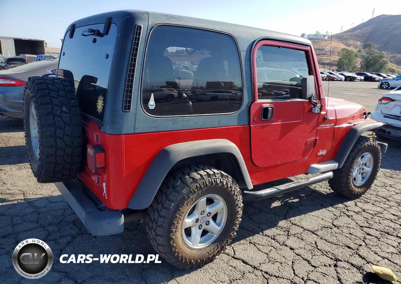 2000 Jeep Wrangler - Tj Se VIN:1J4FA29P3YP709571 - 3
