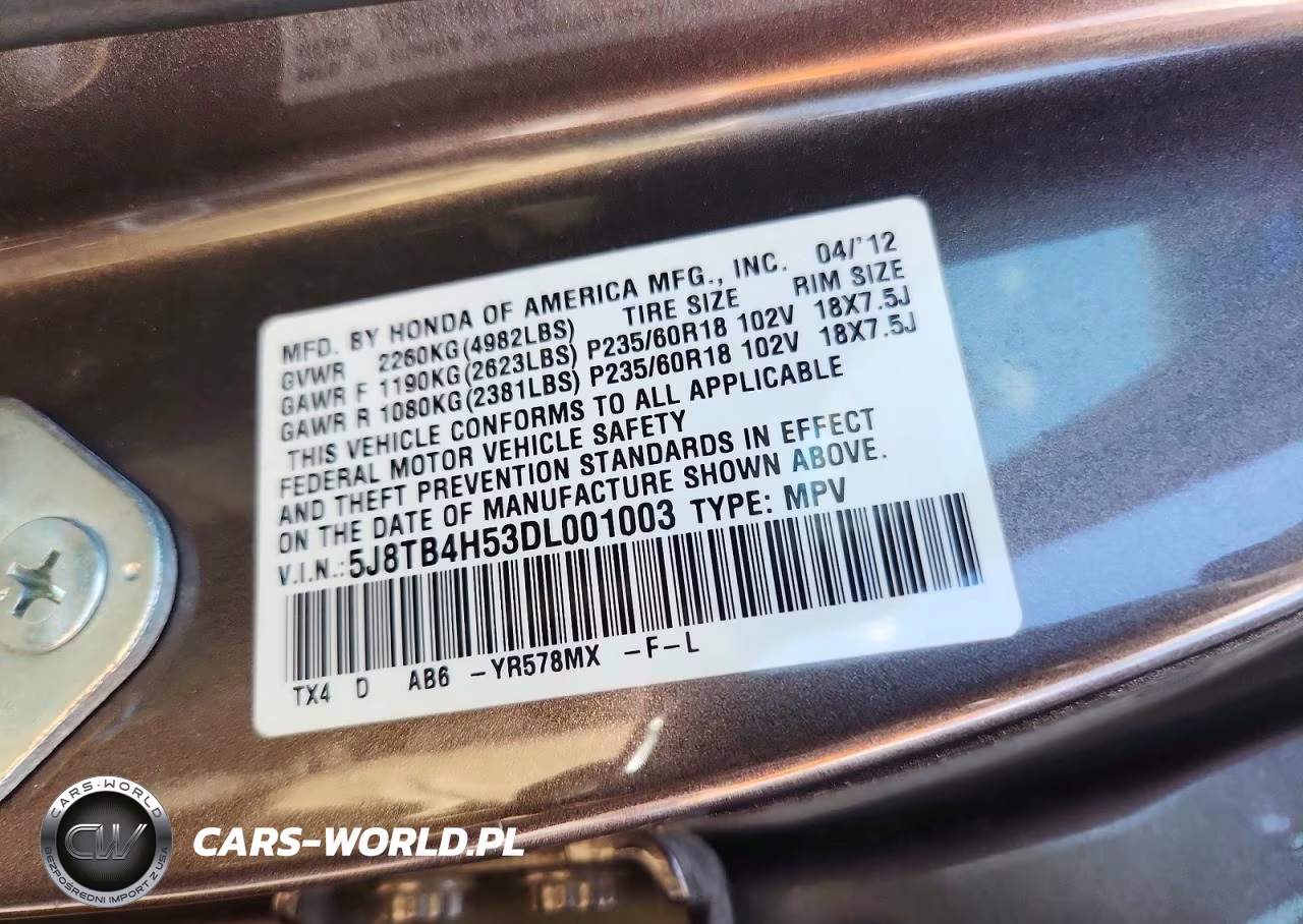 2013 Acura Rdx Technology VIN:5J8TB4H53DL001003 - 13