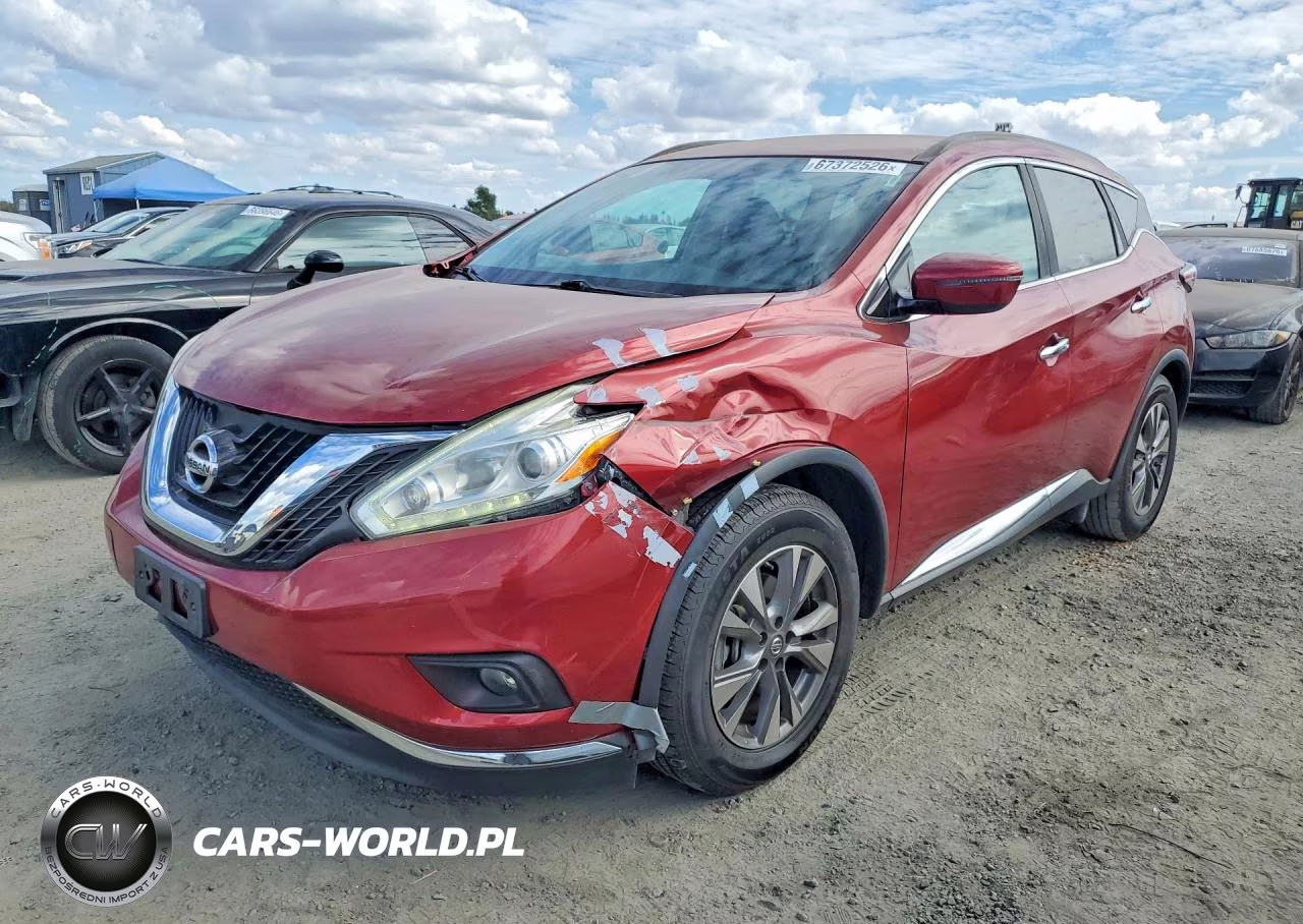 2017 Nissan Murano Sv VIN:5N1AZ2MG8HN103836 - 1