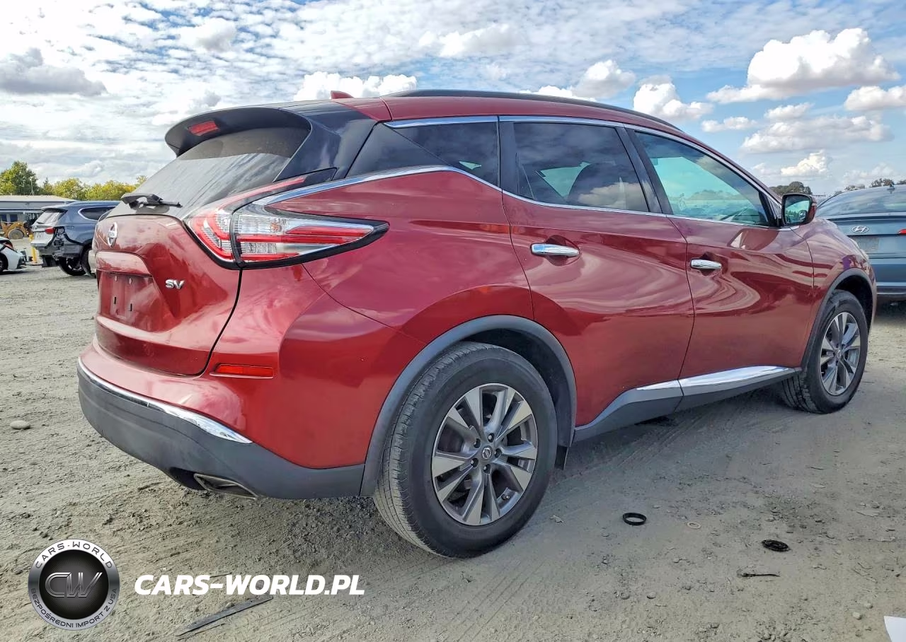 2017 Nissan Murano Sv VIN:5N1AZ2MG8HN103836 - 3