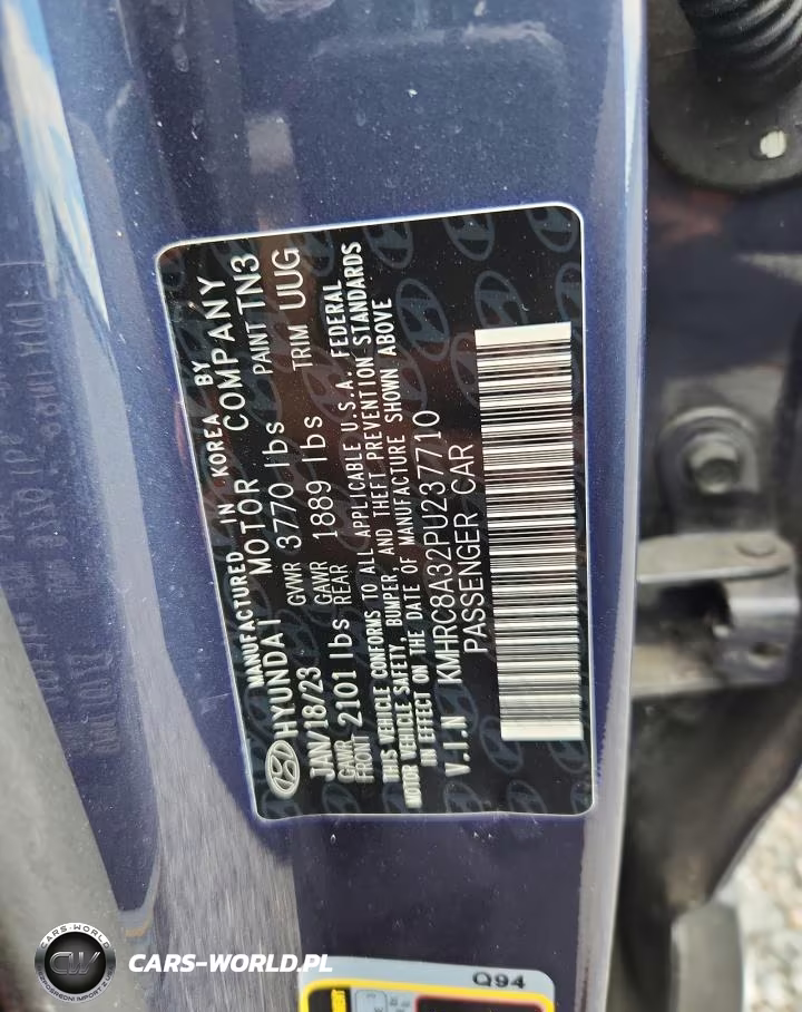 2023 Hyundai Venue Limited VIN:KMHRC8A32PU237710 - 13