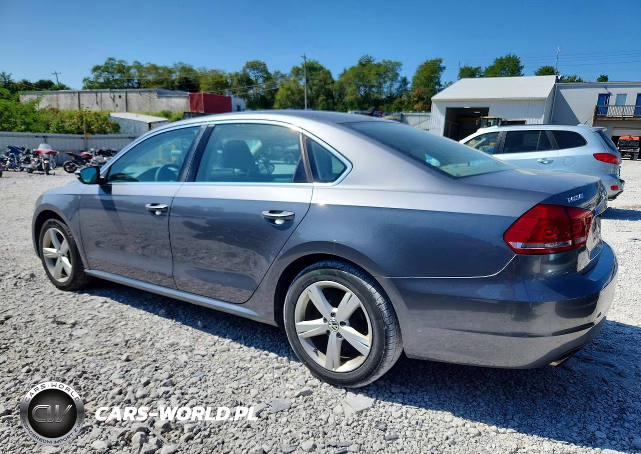 2012 Volkswagen Passat Se VIN:1VWBP7A32CC100770 - 2