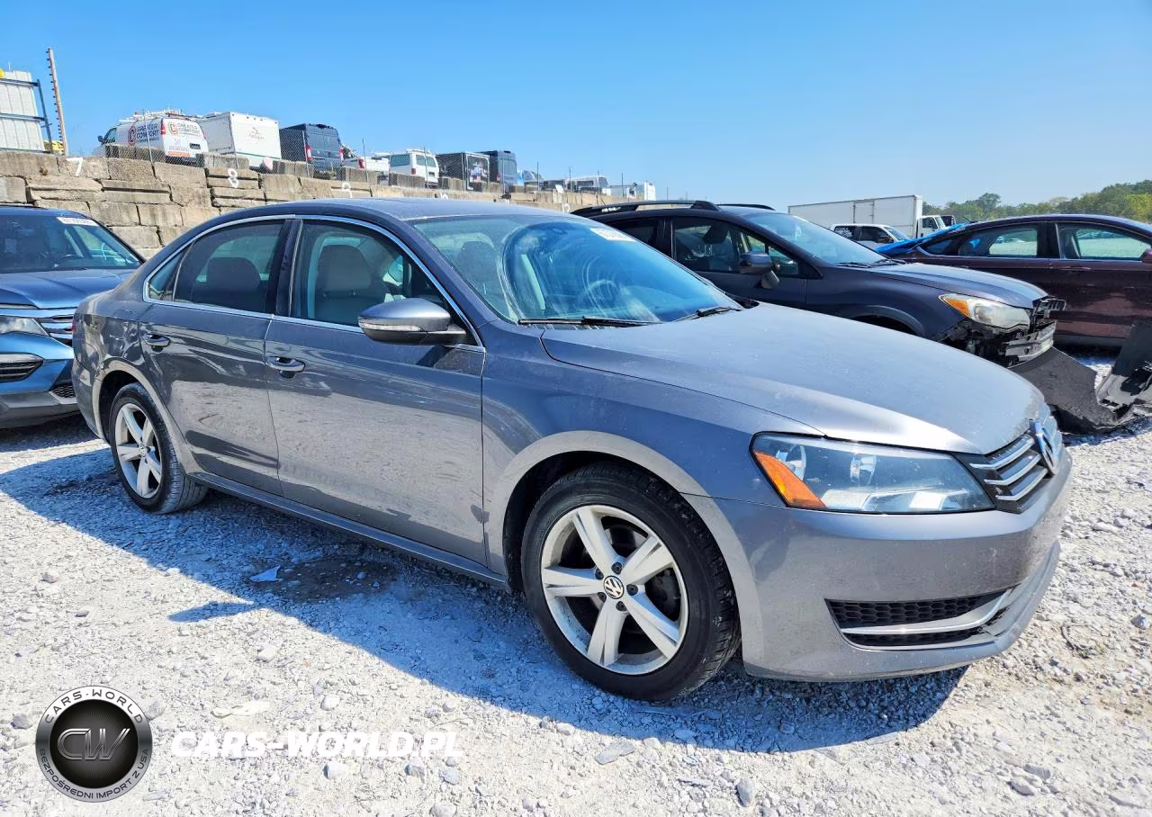 2012 Volkswagen Passat Se VIN:1VWBP7A32CC100770 - 4