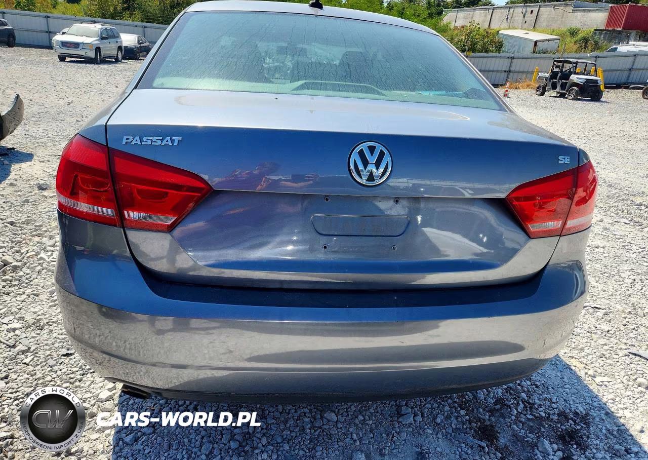 2012 Volkswagen Passat Se VIN:1VWBP7A32CC100770 - 6