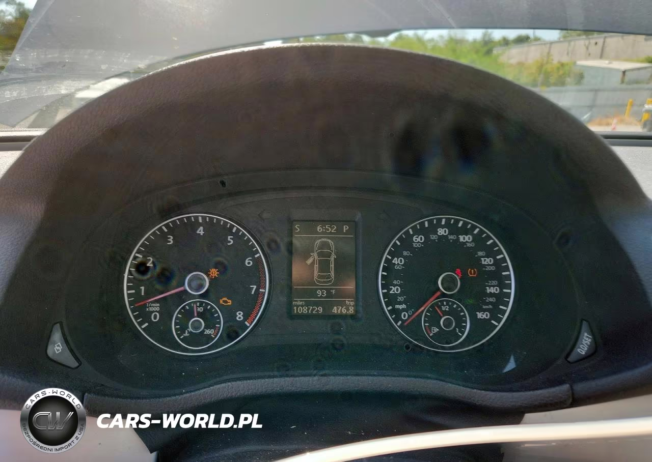 2012 Volkswagen Passat Se VIN:1VWBP7A32CC100770 - 9