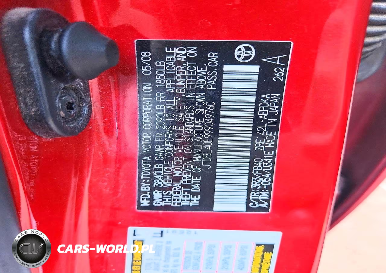 2009 Toyota Corolla Le VIN:JTDBL40E999049760 - 12