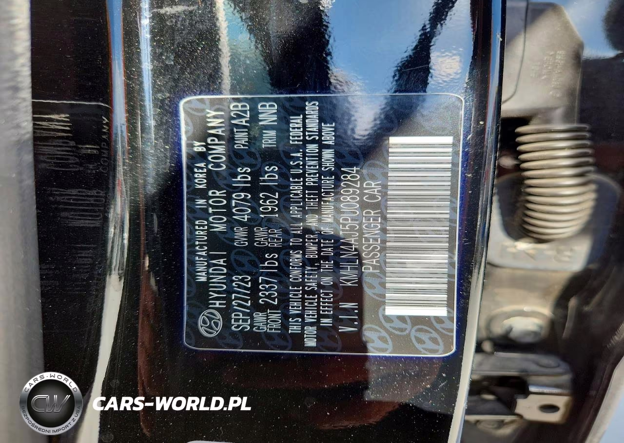 2023 Hyundai Elantra Limited VIN:KMHLN4AJ5PU089284 - 12