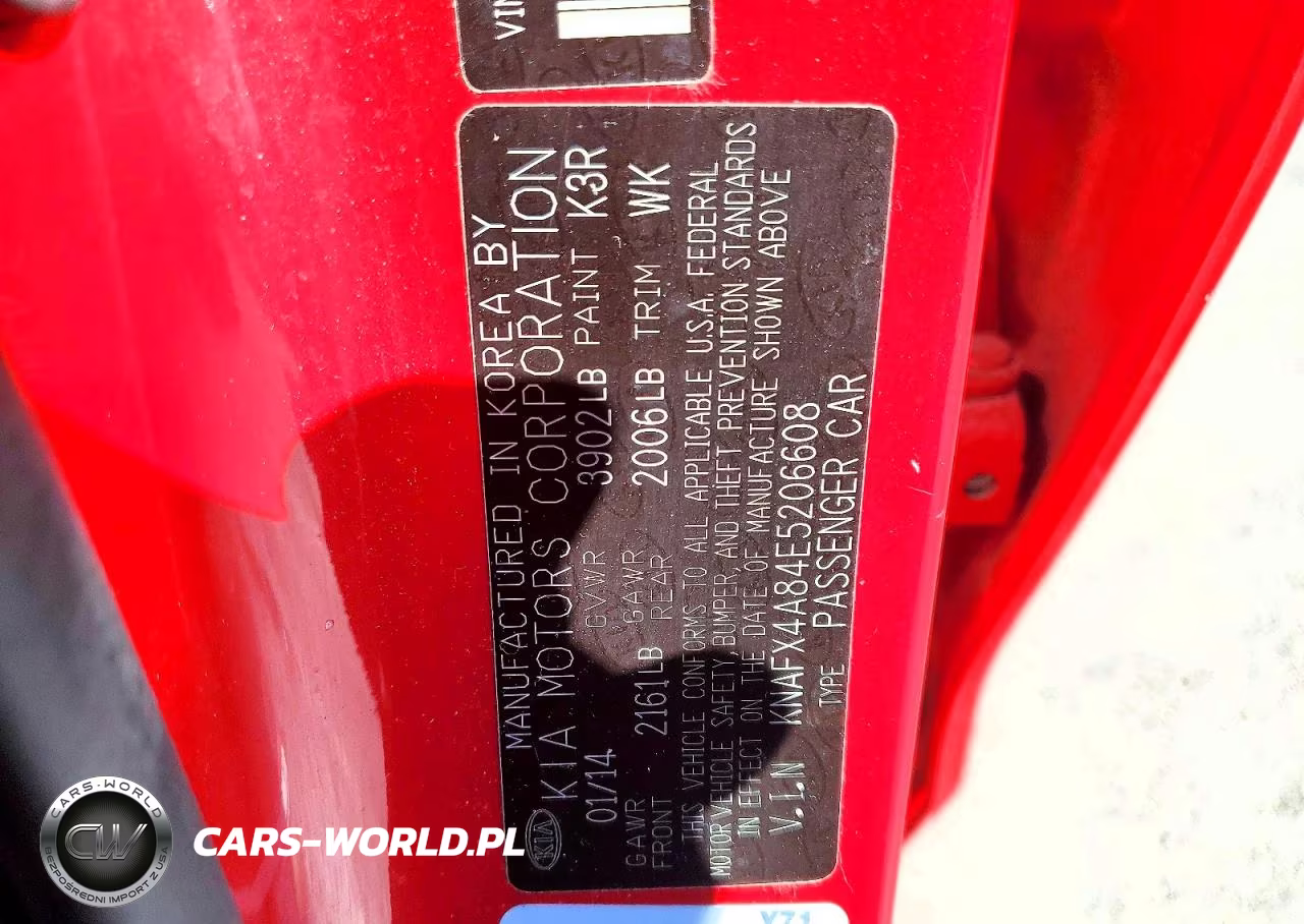 2014 Kia Forte Ex VIN:KNAFX4A84E5206608 - 12