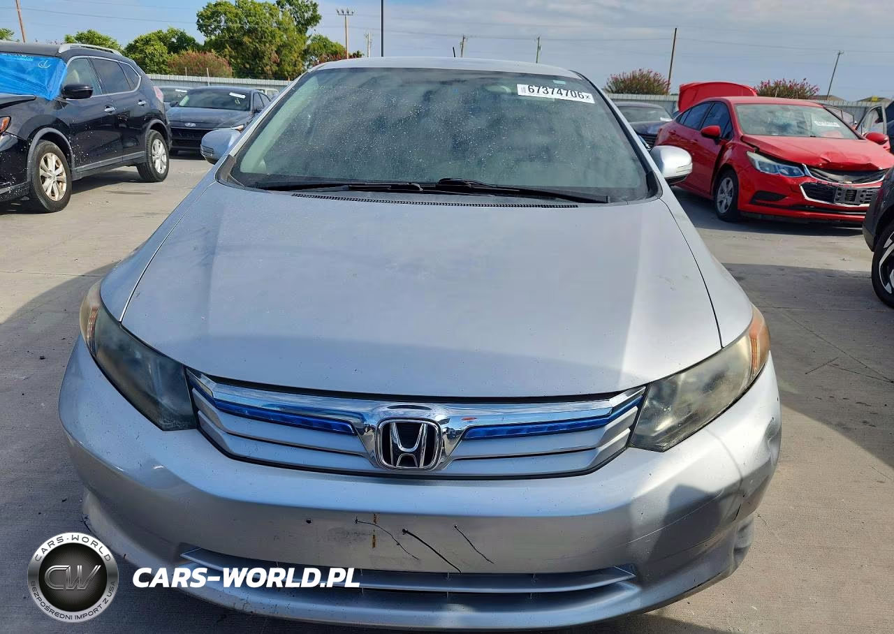 2012 Honda Civic Hybrid VIN:JHMFB4F22CS003459 - 5