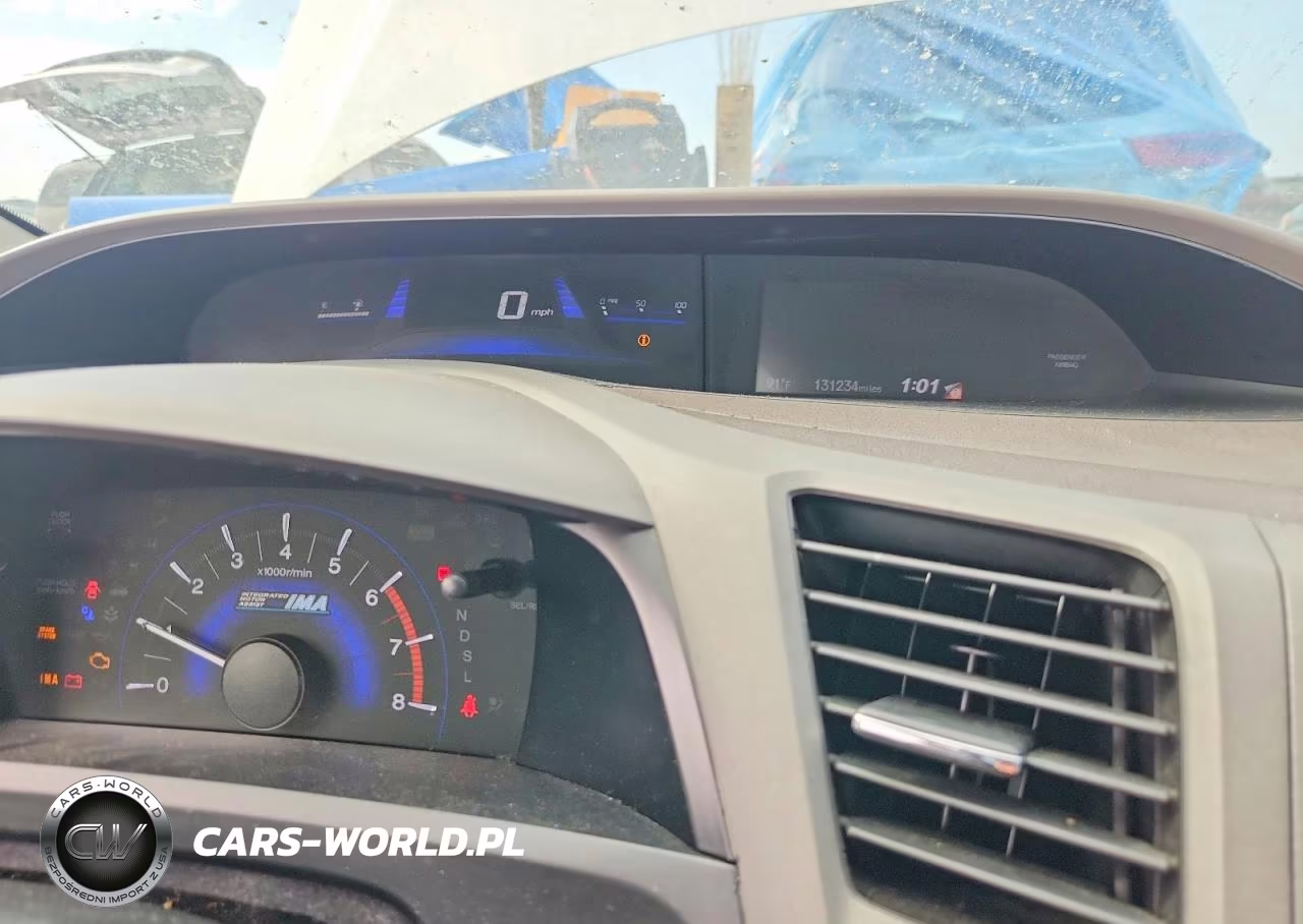 2012 Honda Civic Hybrid VIN:JHMFB4F22CS003459 - 9
