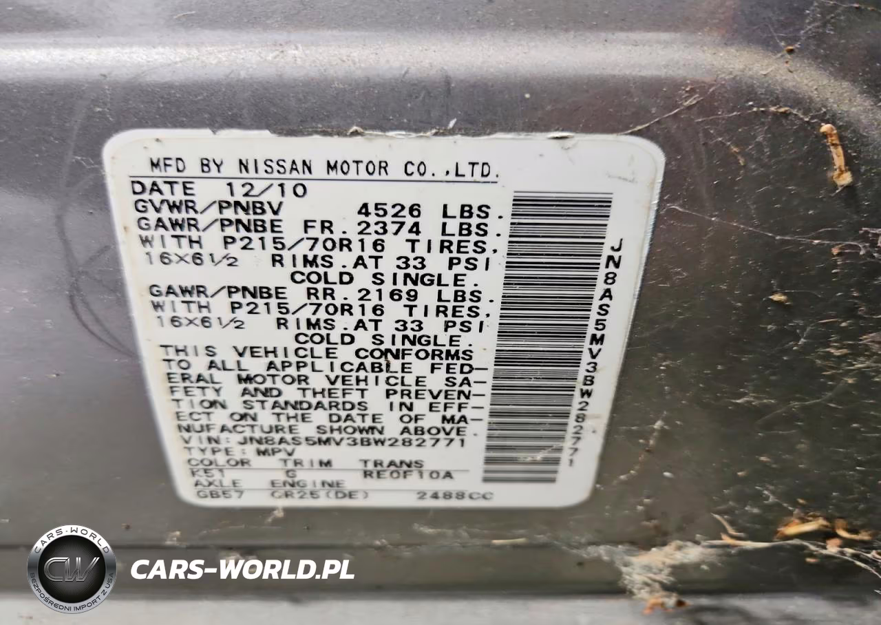2011 Nissan Rogue S VIN:JN8AS5MV3BW282771 - 13