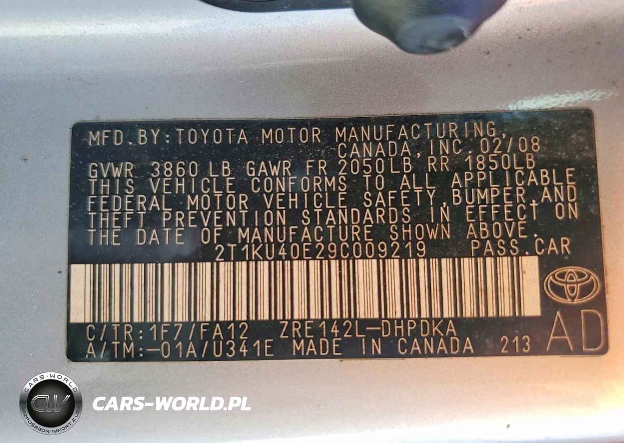 2009 Toyota Matrix Base VIN:2T1KU40E29C009219 - 13