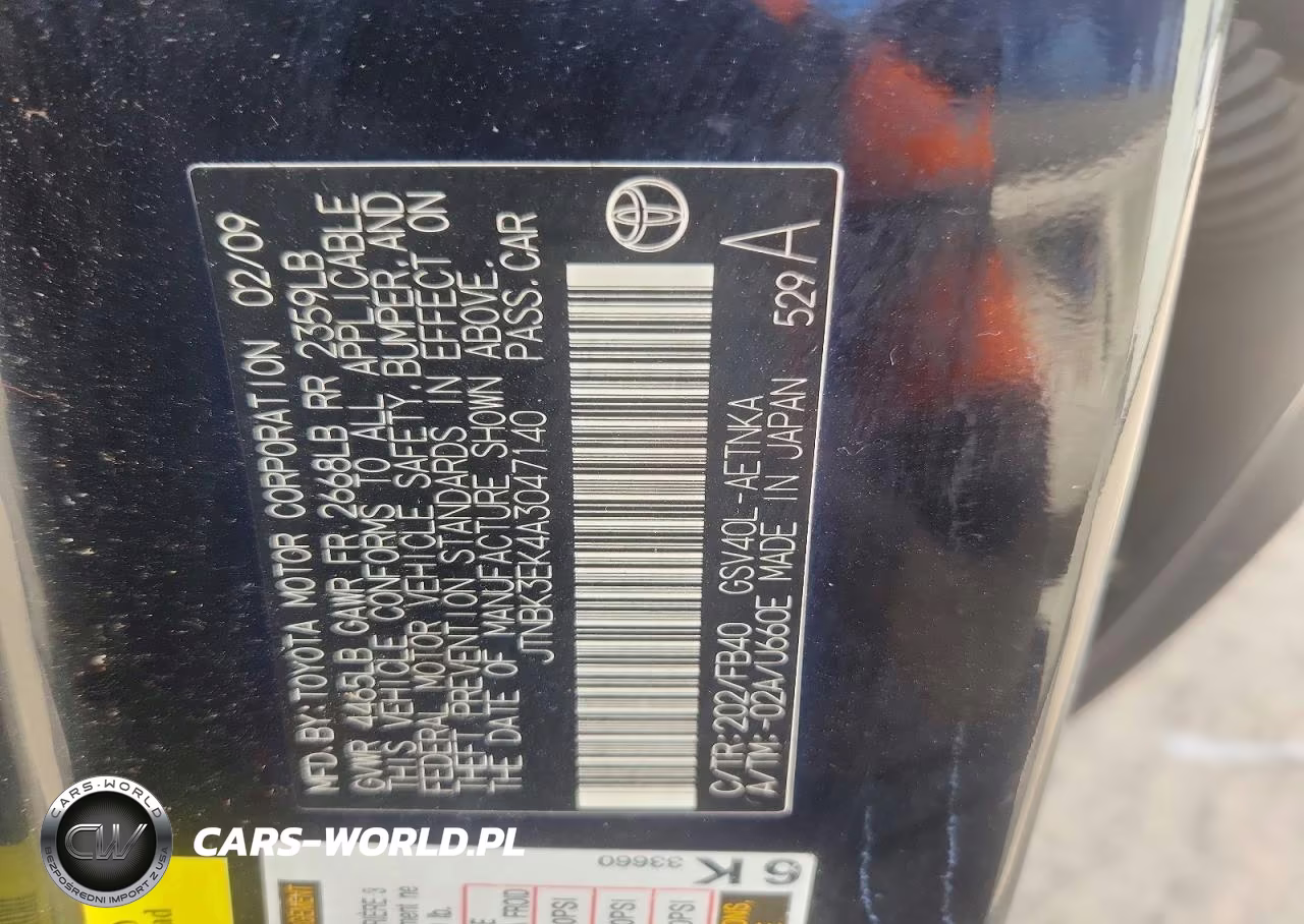 2010 Toyota Camry Le V6 VIN:JTNBK3EK4A3047140 - 12